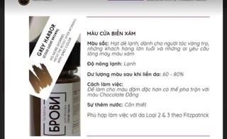 Mực Brovi chữ tiếng Nga