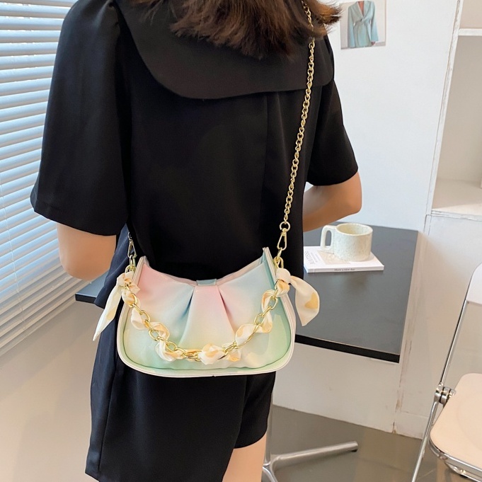 Túi xách nữ đeo chéo nhiều màu đa sắc, Túi đeo vai dễ phối màu siêu đẹp rẻ hàng chuẩn M02