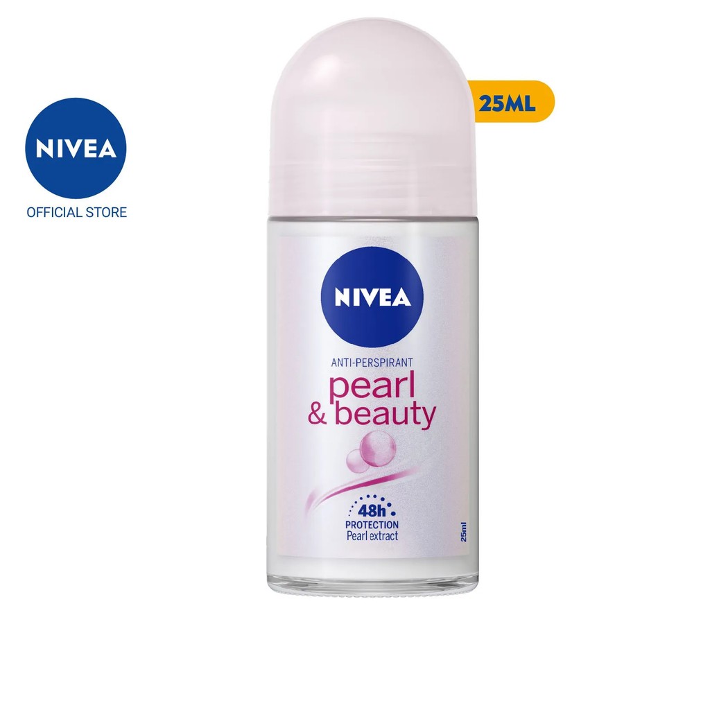 [HB gift] Lăn ngăn mùi Nivea ngọc trai đẹp quyến rũ 25ML/chai