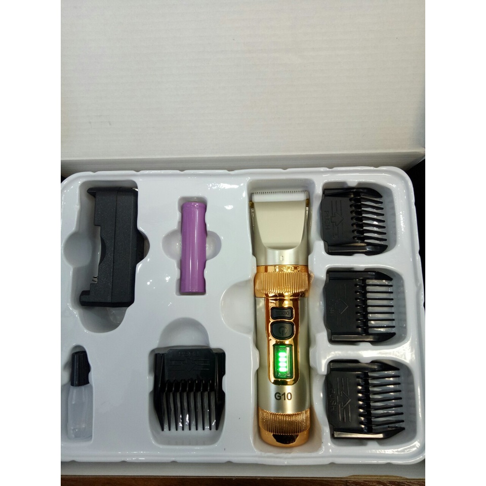 Tông đơ cắt tóc G10 Lưỡi Sứ Cao Cấp