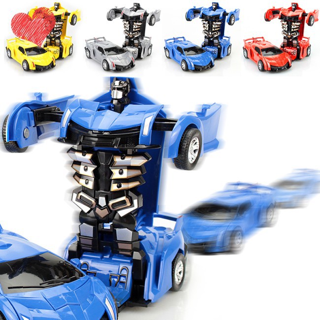 [SIÊU RẺ] Ôtô biến hình thành robot,Ôtô đồ chơi dành cho trẻ nhỏ
