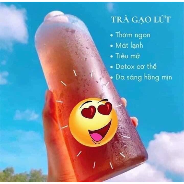 Trà gạo lứt, đậu đen xanh lòng, hoa nhài, lá dứa, cỏ ngọt giảm cân, đẹp da