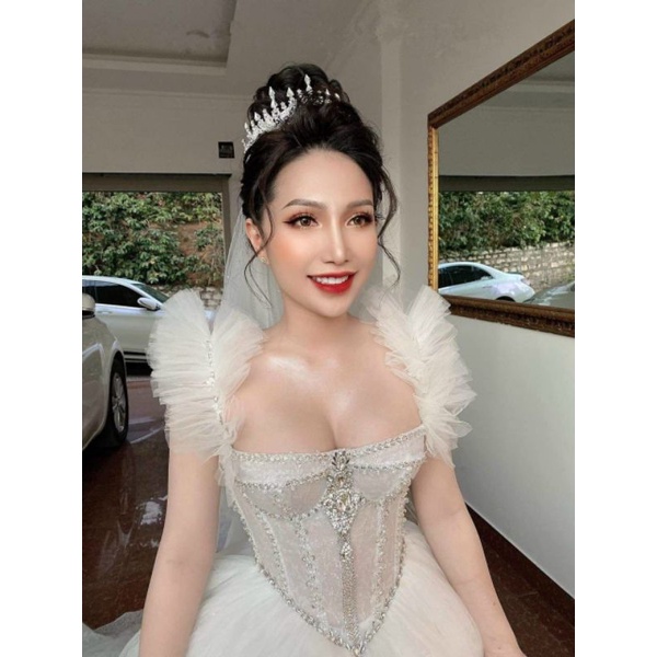 ✨ Đầm xòe dúm bèo kết đá✨ HÌNH THẬT