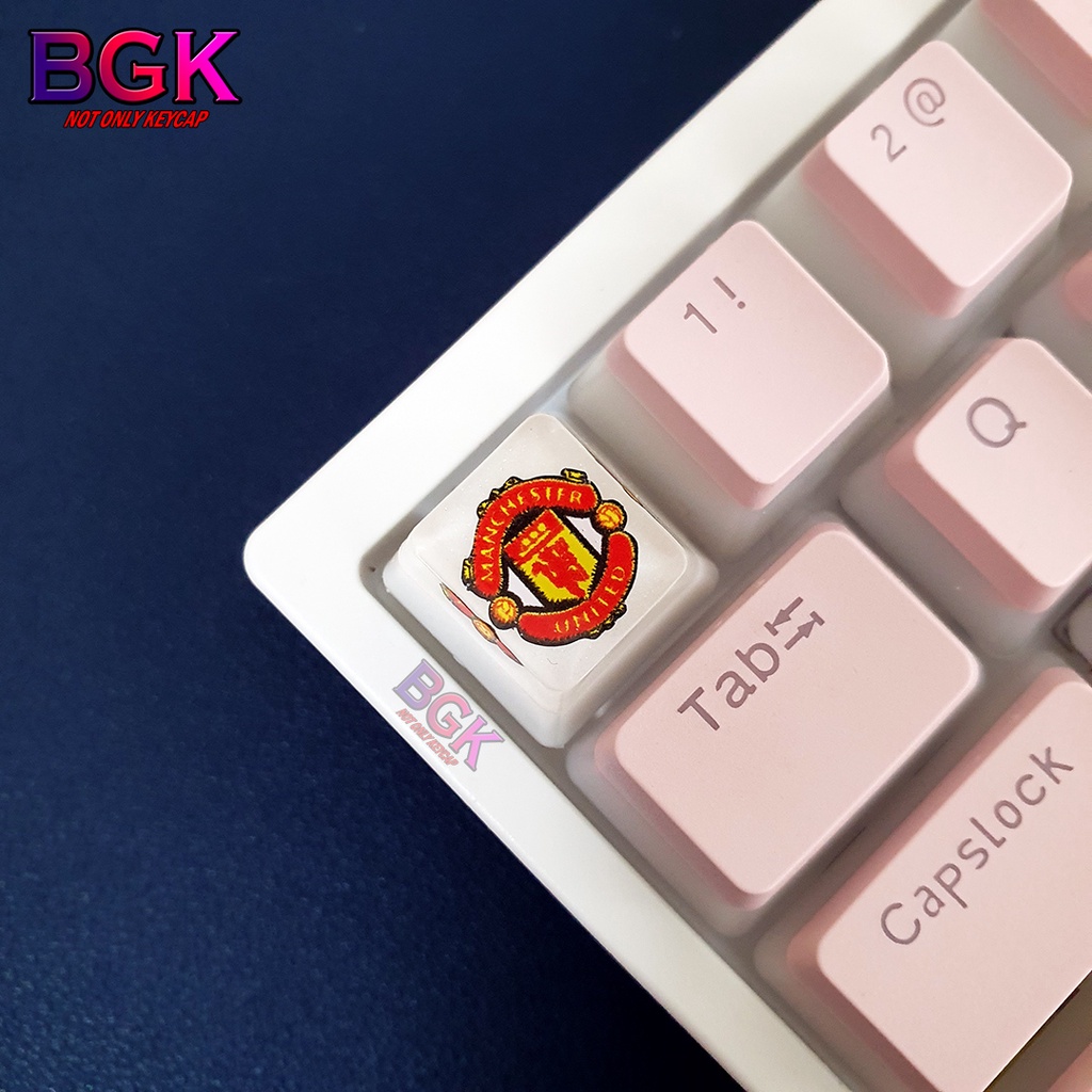 Keycap Artisan nút bàn phím cơ LOGO các CLB Đội Bóng NGoại Hạng OEM Profile Chất Liệu Resin