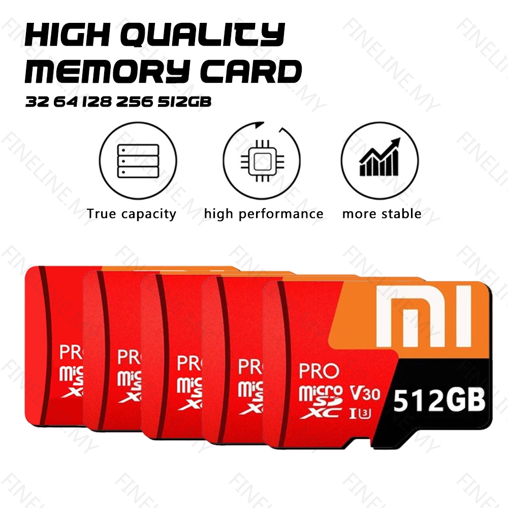 Thẻ nhớ tốc độ truyền dữ liệu cao XIAOMI Micro Sdxc 3.0 dung lượng 64GB đến 512GB | BigBuy360 - bigbuy360.vn