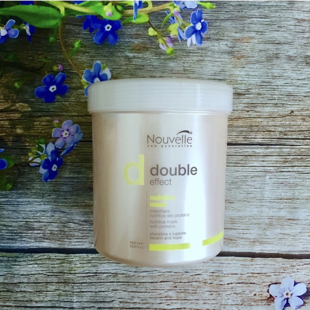 HẤP DẦU NOUVELLE KERATIN DƯỢC THẢO DƯỠNG PHỤC HỒI TÓC HƯ NUTRITIVE MASK 1000ml - CHÍNH HÃNG