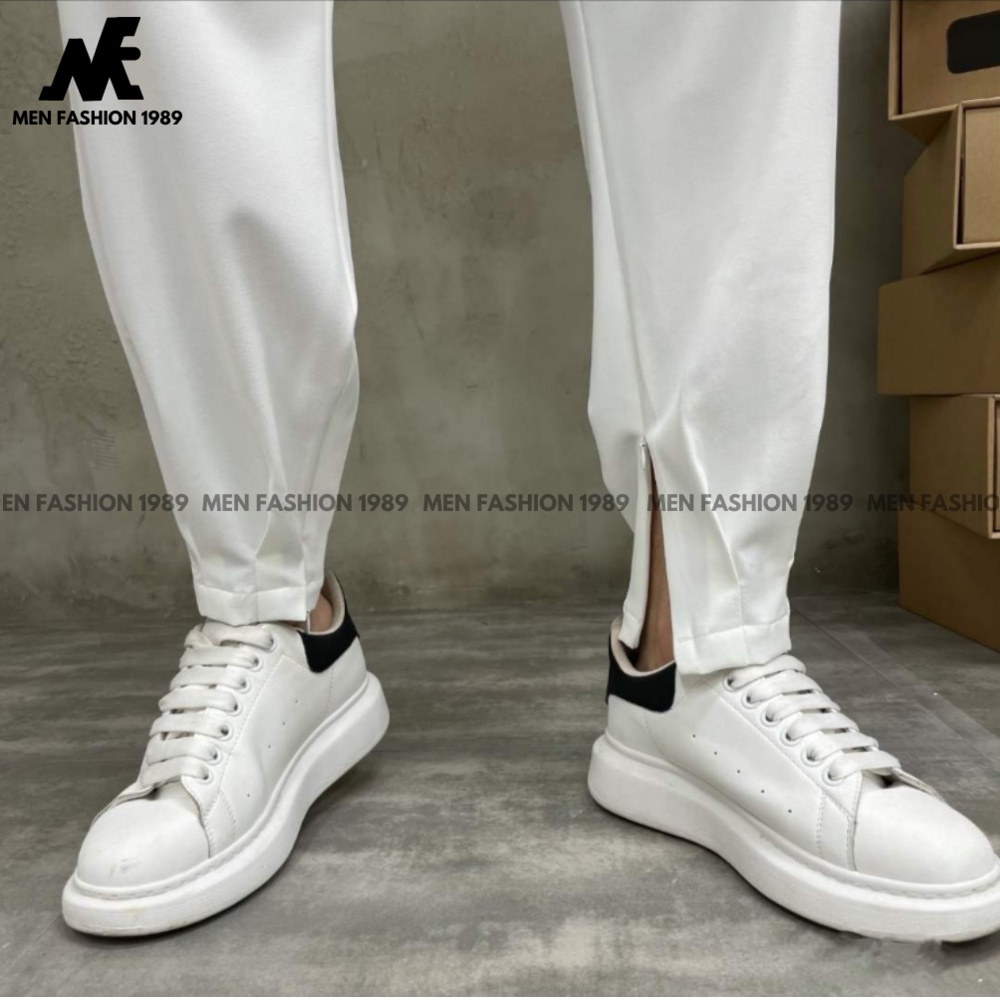 Quần thể thao jogger gấu bó khóa kéo đàn hồi cao cấp MENFASHION1989 JOGGER NAM 003