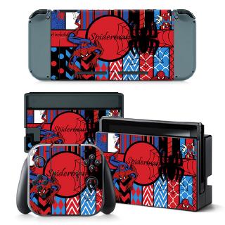 Miếng Dán Hình Siêu Anh Hùng Marvel Cho Nintendo Switch