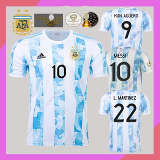 Áo Thun Số 21 / 22 Argentina Cup MESSI 2021 jersi Jersey 21 / 22 Chất Lượng Cao