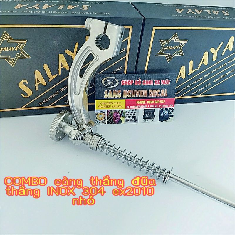 Bộ càng thắng đũa thắng INOX 304 Xe Ex2008 & 2010