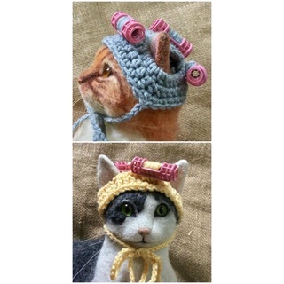 Mũ len cho mèo handmade