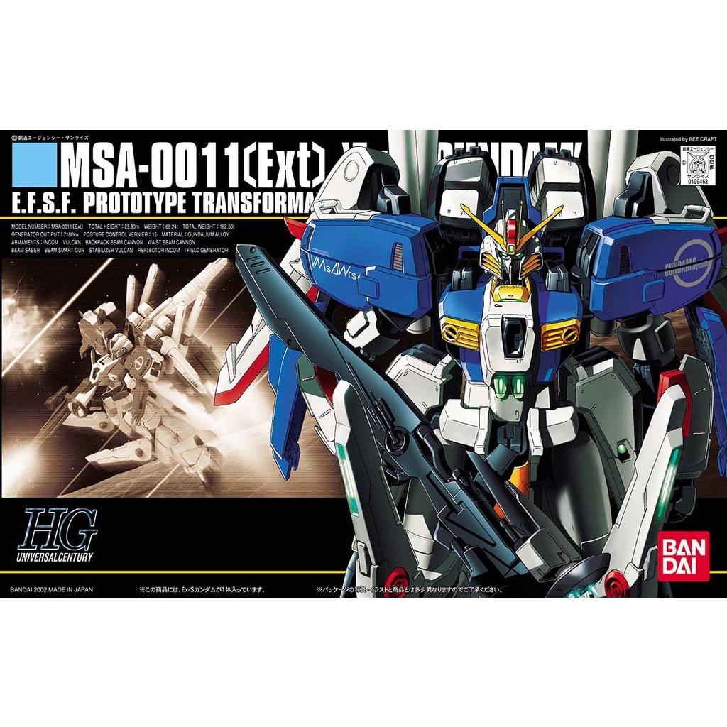 Mô Hình Gundam HG EX-S Bandai 1/144 HGUC Đồ Chơi Lắp Ráp Anime Nhật