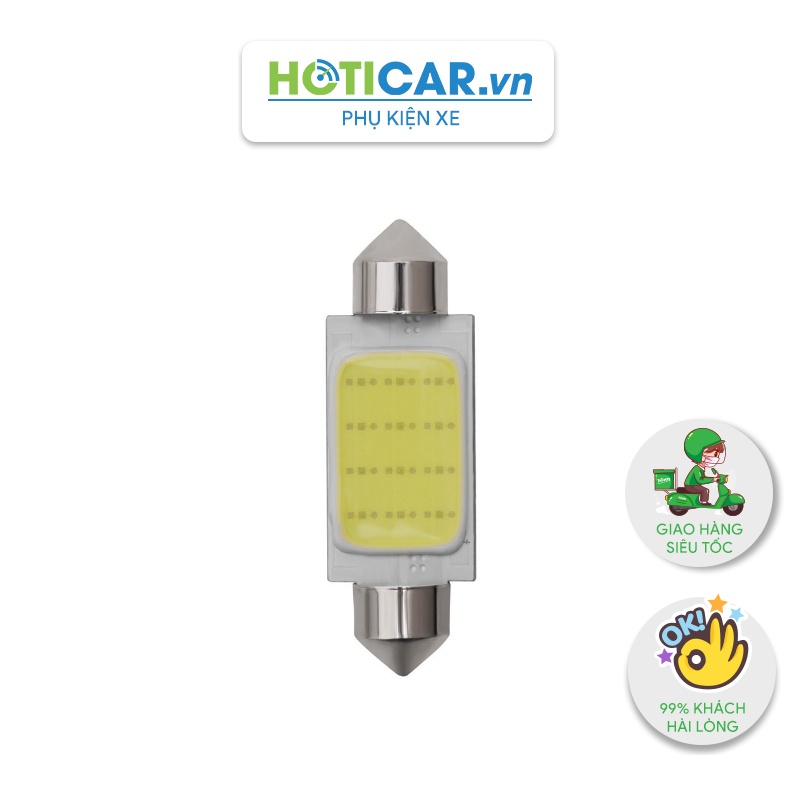 Bóng LED trần, đọc sách, cốp, chip COB festoon FCOB-12 kích thước 39mm