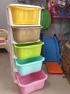 Tủ 5 tầng đa sắc