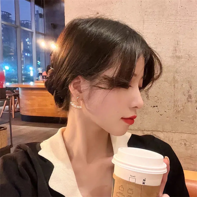 Bông Tai Dáng Dài Đính Ngọc Trai Thời Trang Cao Cấp Phong Cách Hàn Quốc 2022