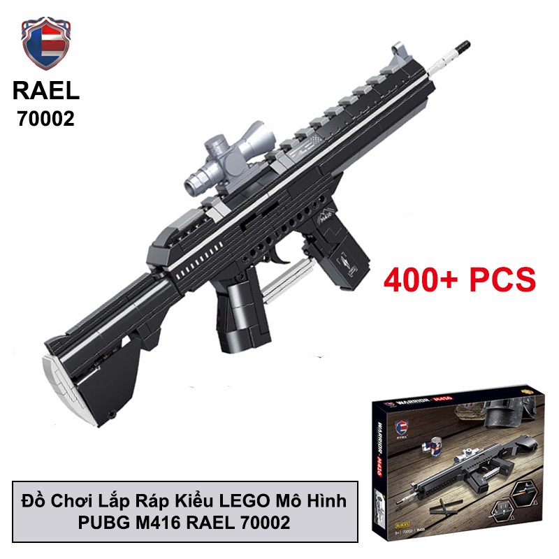 Bộ Đồ Chơi Lắp Ráp Kiểu Lego Mô Hình M416 RAEL 70002 Với 400+ Mảnh Ghép