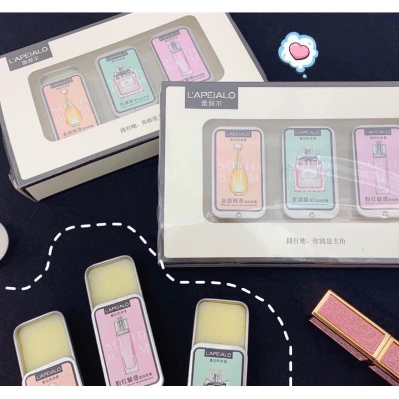 SET NƯỚC HOA KHÔ L’APEIALO | Thế Giới Skin Care