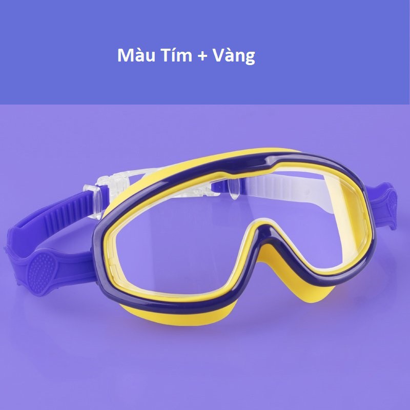 Kính bơi trẻ em Coosa 958 thiết kế Panorama, không gọng, chống sương, chống tia UV - VivaSports( 1 đổi 1 trong 7 ngày )