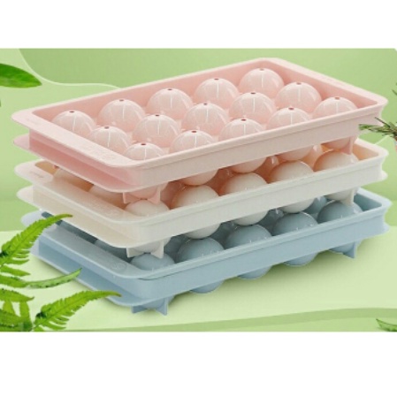 Khay làm đá bi tròn lớn 15 viên