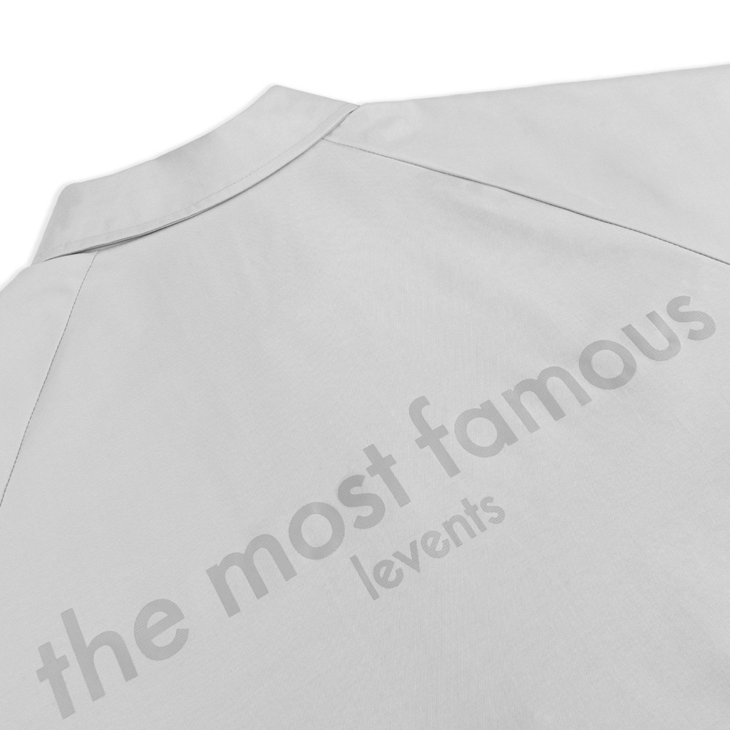 Áo Khoác LEVENTS® COACH JACKET/ BLACK, CREAM, GREY