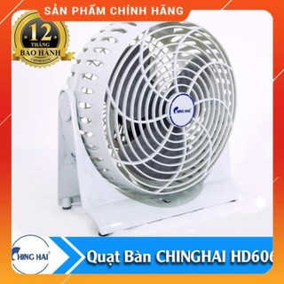 [FreeShip] Quạt bàn CHINGHAI HD606, Chính hãng - BH 12 tháng 24/7