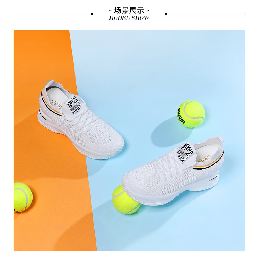 Giày nữ sneakers thể thao nữ FAROSA - T06 đế cao phong cách Hàn Quốc chất vải lưới cực thoáng