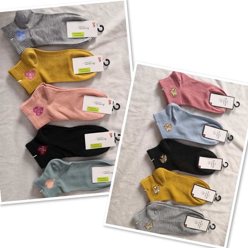(sét 5 đôi) tất nữ ngắn cổ, chất cotton mềm mịn, lì loại đẹp, hoạ tiết trẻ trung, dễ phối đồ. SUMO Underwear.