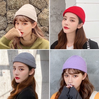 Mũ Len Beanie Trơn Dáng Ngắn 21cm ( Ảnh+Video Thật )
