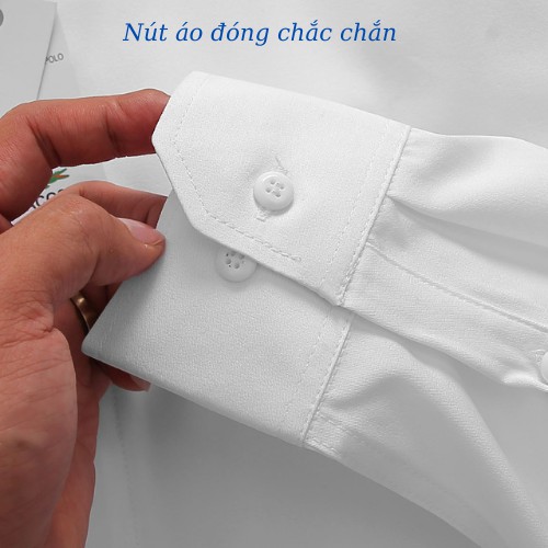 Áo sơ mi nam tay dài ,công sở với chất liệu vải cotton lụa mềm mịn cao cấp | BigBuy360 - bigbuy360.vn