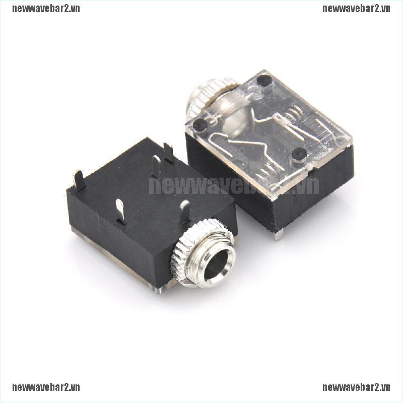 Bộ Ổ Cắm Tai Nghe 3.5mm 10 Cái Với 5 Pcb