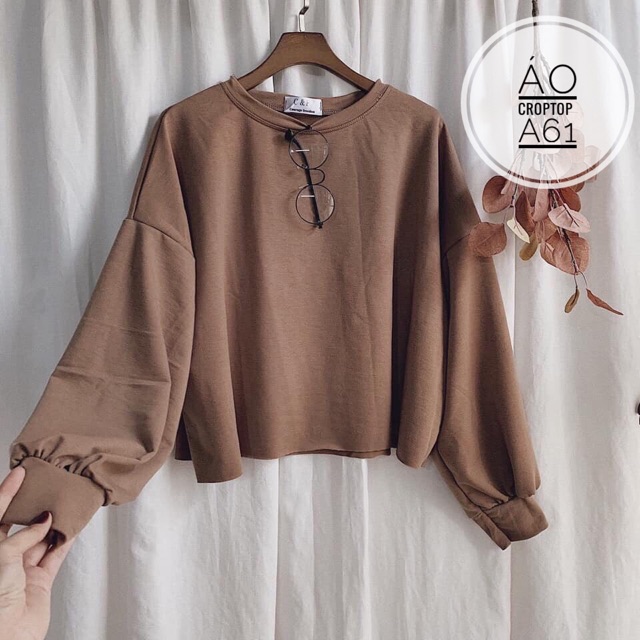 Bigsize Áo croptop A61
