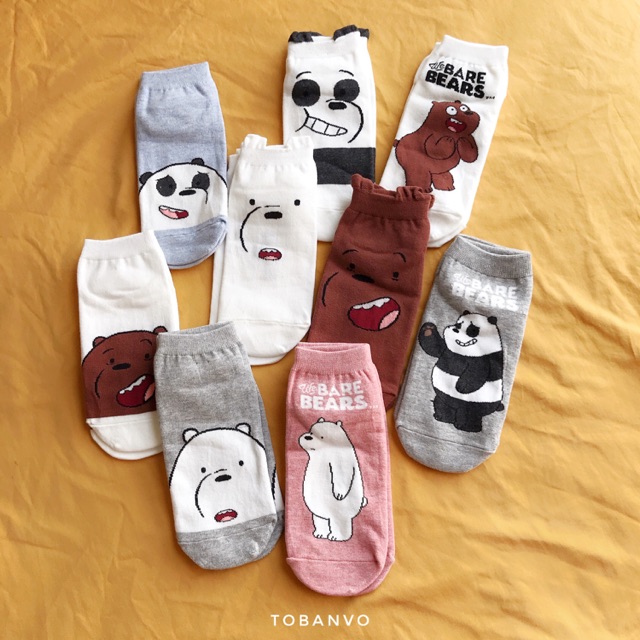 Vớ We Bare Bears Cổ Thấp