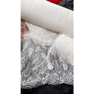 Ren tơ trắng mềm đanh mỏng nhẹ 150k/5m khổ 1,5