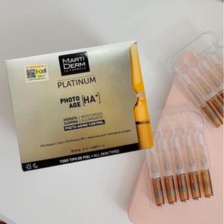 [SALE SỐC 55% HÀNG CTY] Tinh Chất Cấp Ẩm, Làm Sáng và Chống Lão Hóa MartiDerm Platinum Photo Age HA+ with 15% Vitamin C