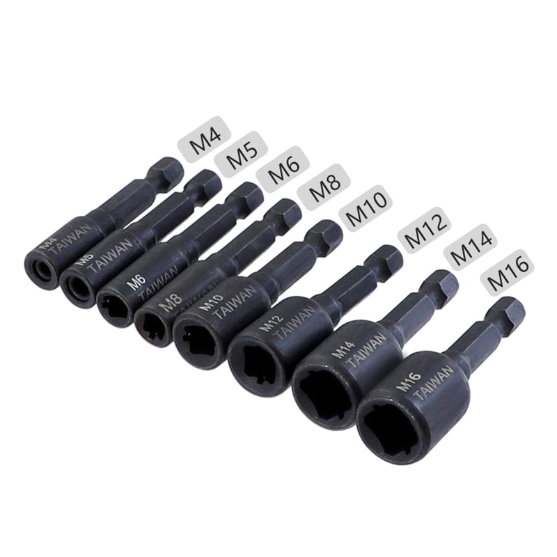 Bộ 8 Đầu Nối Vòi Nước Lục Giác 1 / 4 '' Chất Lượng Cao