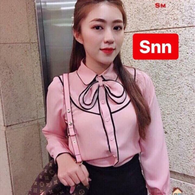 SƠ MI  PHỐI NƠ TAY DÀI
