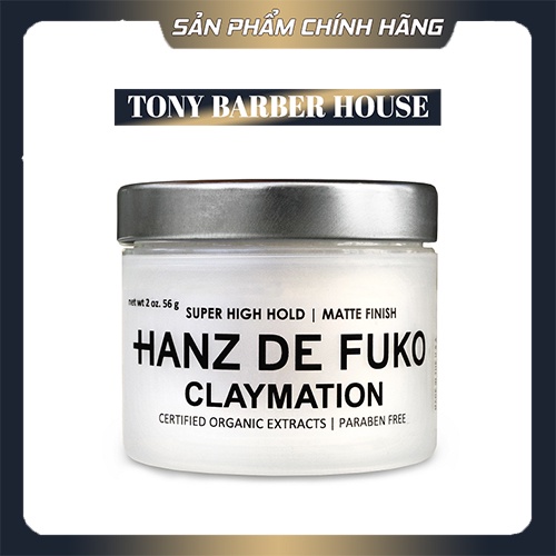 Sáp vuốt tóc Hanz De Fuko Claymation 59ml