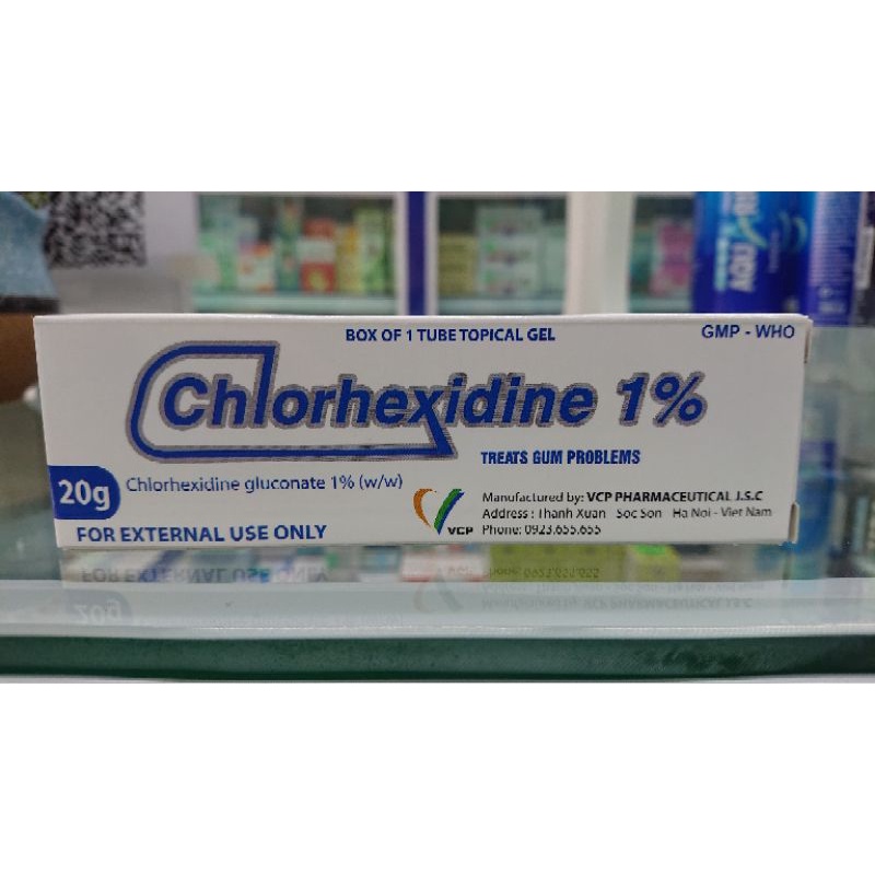 CHLOHEXIDINE viêm răng, viêm lợi, hôi miệng