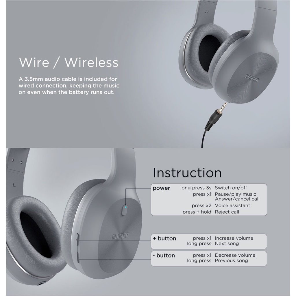 Tai nghe bluetooth Edifier W600BT