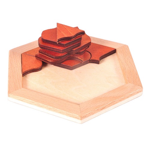 Đồ chơi trí tuệ_Thử thách trí não_The Ancient Tangram -Tangram Puzzle_Hack não & Xoắn não_IQ Toys_Giải đố_Thông minh