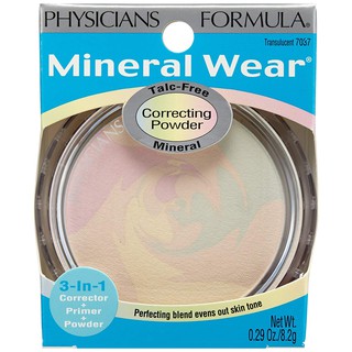 Physicians Formula Mineral Wear Talc-Free Mineral Correcting Powder - 7037- Phấn phủ 3 in 1