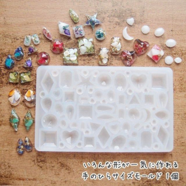 Khuôn silicone hình đá quý dùng cho bột khô, bột lưu huỳnh, bộ nhúng, resin