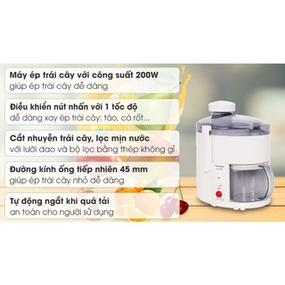Máy ép trái cây Panasonic MJ70 - Malaysia