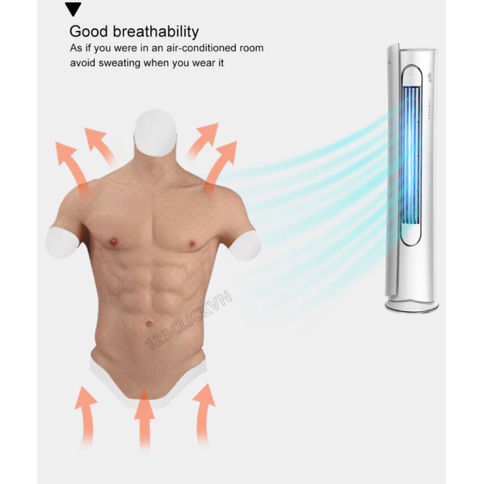 ◘Bods Body suits cao cấp 6 múi silicone cosplay