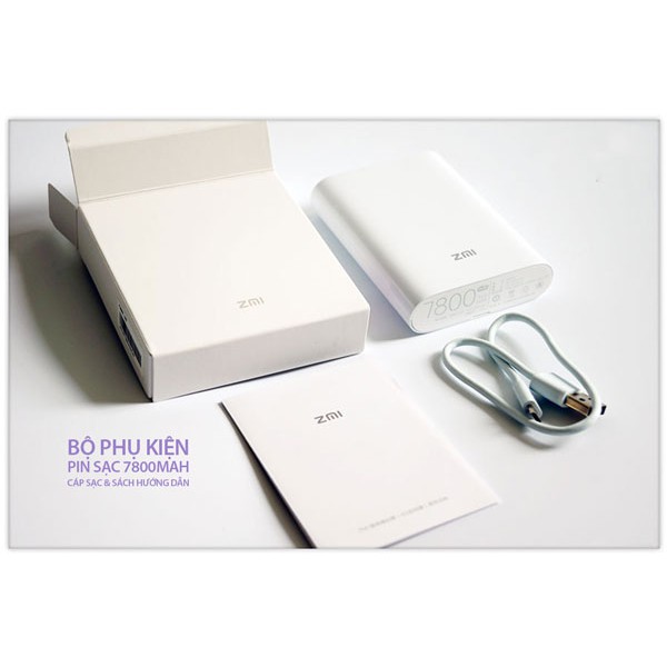 Bộ Phát Wifi 3G 4G Xiaomi ZMI MF855 – Kiêm Sạc Dự Phòng (7800 mAh)