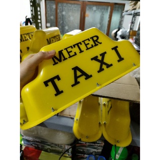 Mào taxi metter có đế nam châm có đèn