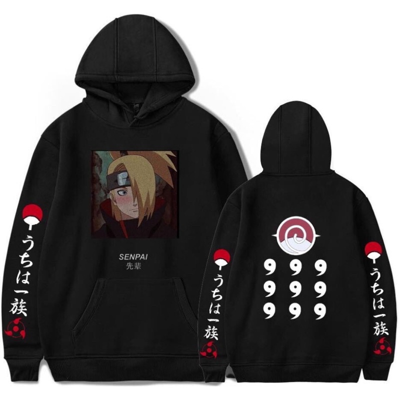 [BST] Áo Khoác Hoodie In Hình ITACHI UCHIHA, SASUKE SENPAI , NARUTO ANIME Đủ Size Nam Nữ