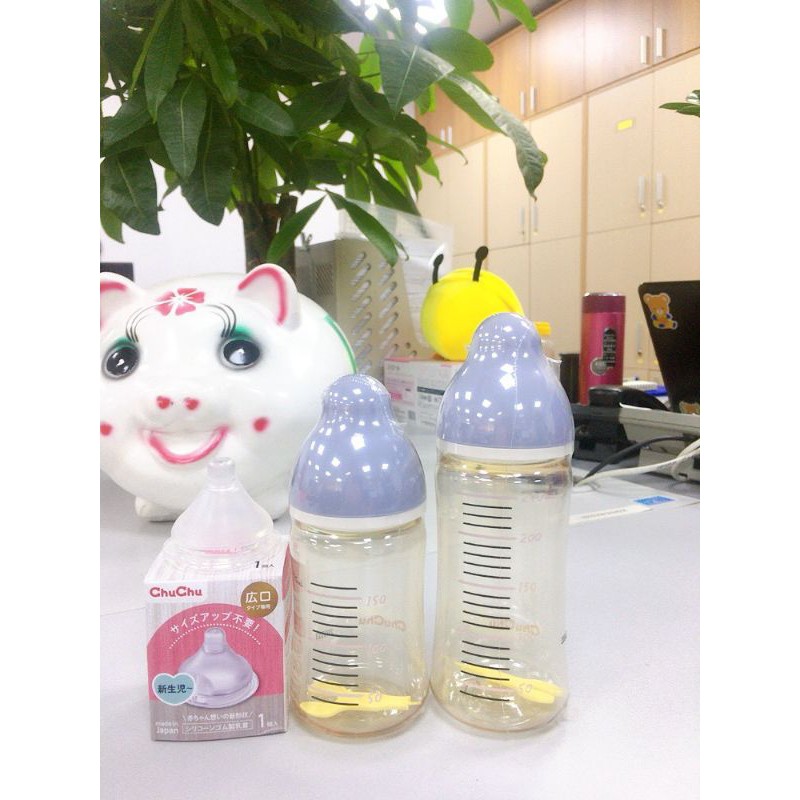 Bình sữa Cổ rộng chuchu baby 160ml