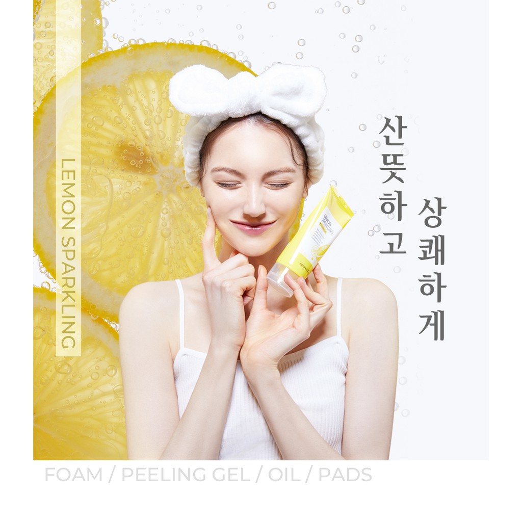 Tẩy tế bào chết dạng Gel Secret Key Lemon Sparkling Peeling Gel 120ml