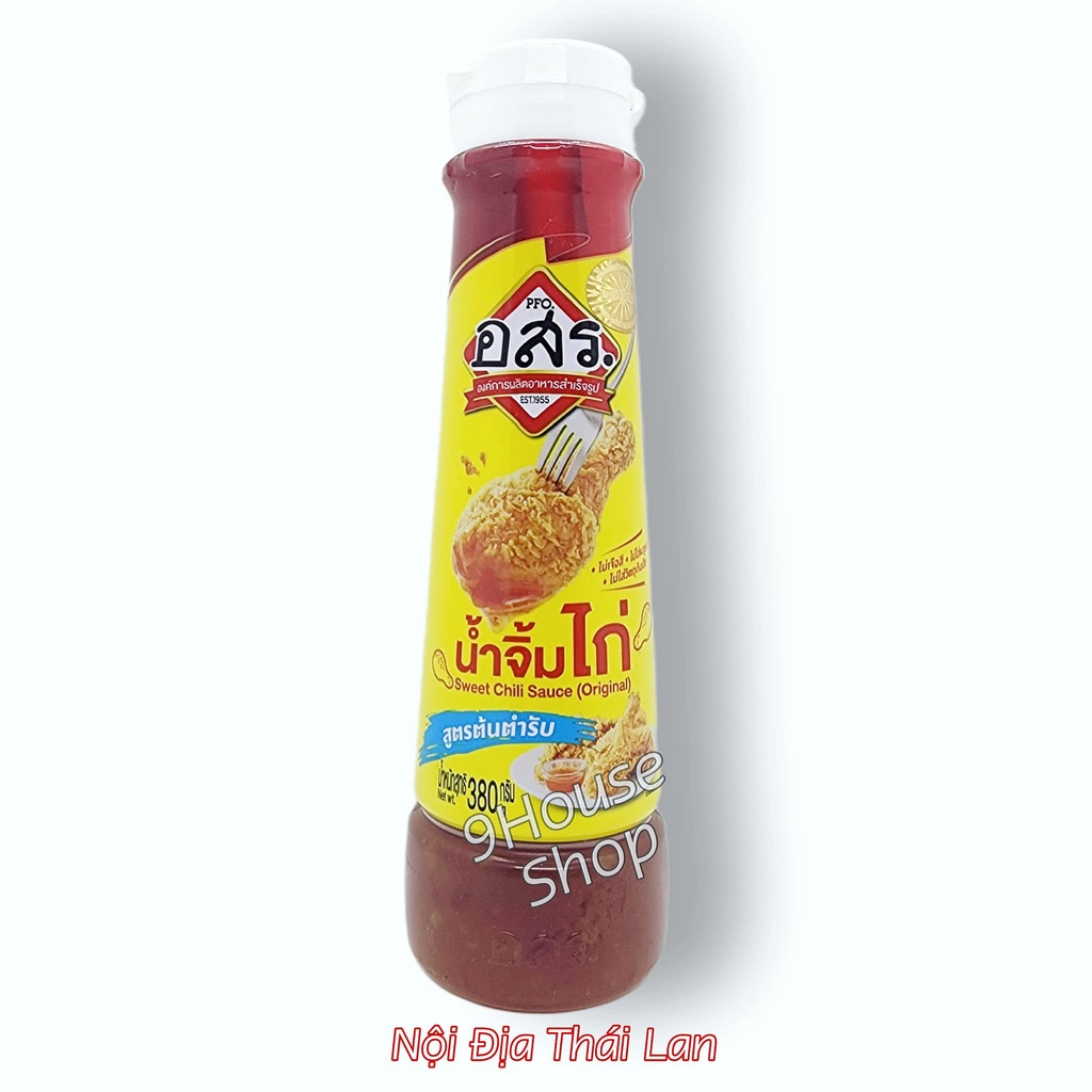 (Date 5/2024) 01 Chai Tương Ớt Ngọt PFO AorSorRor Thái Lan 380ml